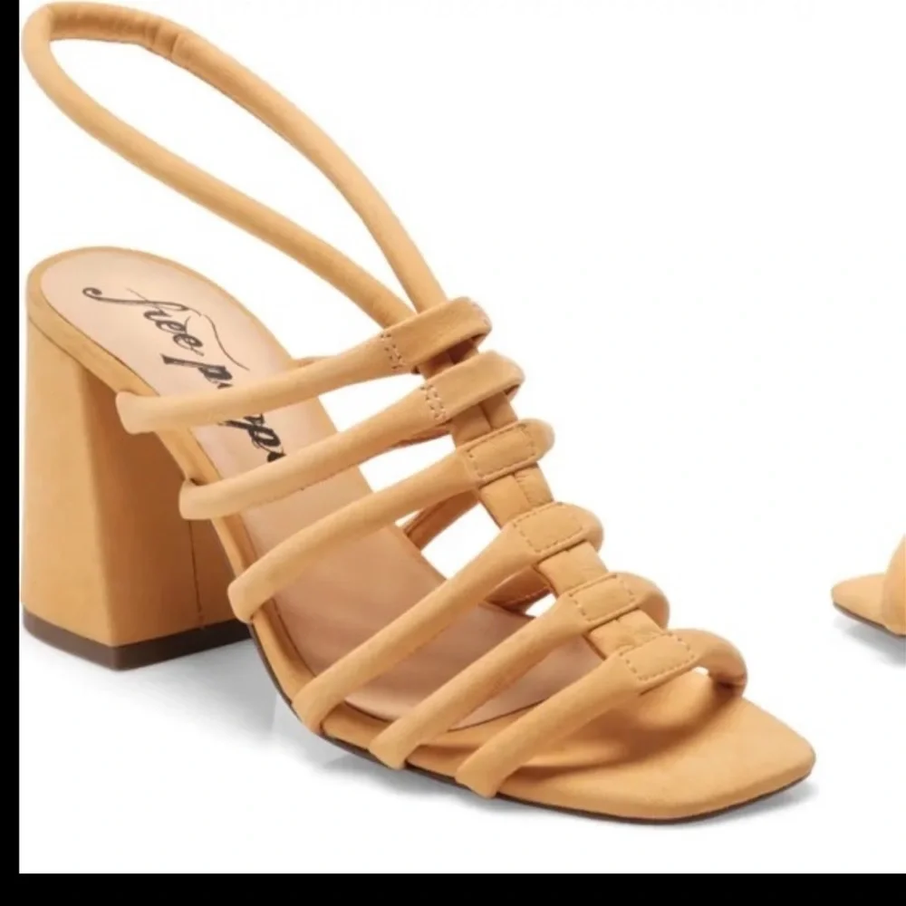 Free People Colette Sandal Hot Orange
